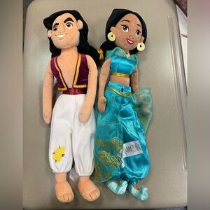 Aladdin and Jasmine plush